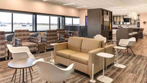 Lounge pass at CMH John Glenn Columbus International Airport in the US|lounge pass|VIP|domestic departure rest/dining/flight waiting/transfer