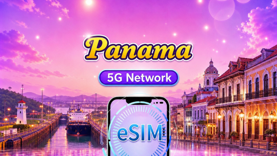 Panama 5G/4G eSIM | Unterstützt Google Maps/TikTok | Tagespaket/Datenpaket | 24-Stunden-Abrechnung | 1–30 Tage | QR-Code