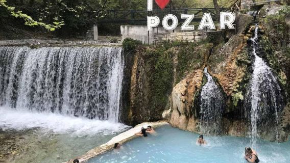 09:00 Thessaloniki:Pozar Springs Trip with Free Time 3 hours