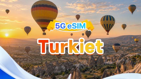 Turkiet 5G eSIM | Tre nätverk · Stöd för all AI & TikTok | 500 MB/dag - totalt 100 GB | 1-60 dagar | 24-timmarsdebitering | QR-kod