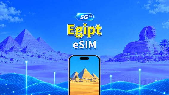 Egipt 5G eSIM | 3 sieci | Obsługa AI i TikToka | Pakiet danych dzienny/łączny | 1–30 dni | Rozliczenie 24-godzinne | Kod QR