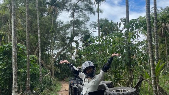【瓊海白石嶺山地越野車】海南瓊海椰林騎士越野車體驗/多選項路線可選/含護具