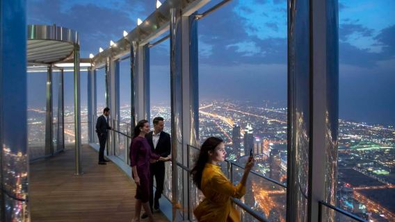Biglietti per Burj Khalifa a Dubai, Emirati Arabi Uniti - Livelli 124+125+Acquario (prenotazione senza trasporto)