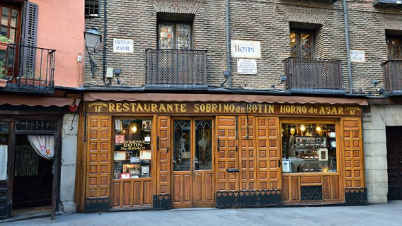 Tempahan Atas Nama untuk Restoran Botin di Madrid, Sepanyol/Tempahan Atas Nama Botin