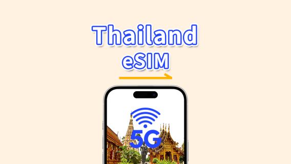 Thailand eSIM | 5G | Day Pass/Total Data Package | 1–30 days | Natural Day | QR code
