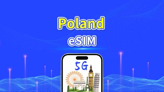 Poland eSIM | High-Speed ​​Data | 5G/4G | Daily/Data Package | 24-Hour | 1-30 Days | QR Code