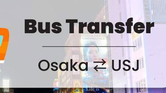 Einzelfahrt mit dem Reisebus von Dotonbori nach Universal Studios Japan in Osaka oder von Universal Studios Japan nach Dotonbori