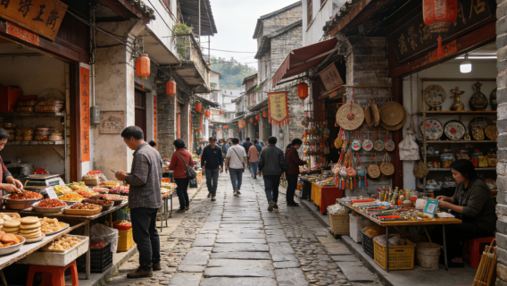 Zengcheng District Zhengguo Town Zhengguo Old Street Scenic Area - Zhengguosi Route + Sightseeing & Dining + Blessings