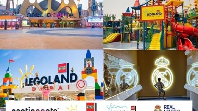 Дубай Паркс энд Резортс Мушн Гейт — LEGOLAND — LEGOLAND Water Park — Реал Мадрид — акции в Риверленде
