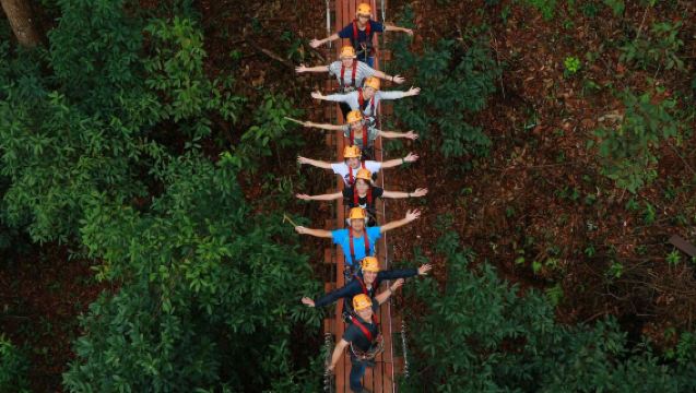 Chiang Mai: Zipline langste en achtbaanavonturen met keuze uit 21, 33 of 35 perrons