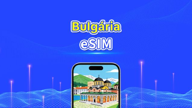 eSIM da Bulgária | 4G/5G | Dados de alta velocidade | 24 horas | Dias opcionais de 1 a 30 dias | Código QR