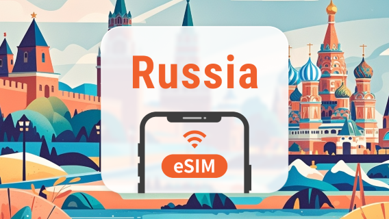 Russia eSIM | 20GB Total Data | 5–30 Days | QR Code
