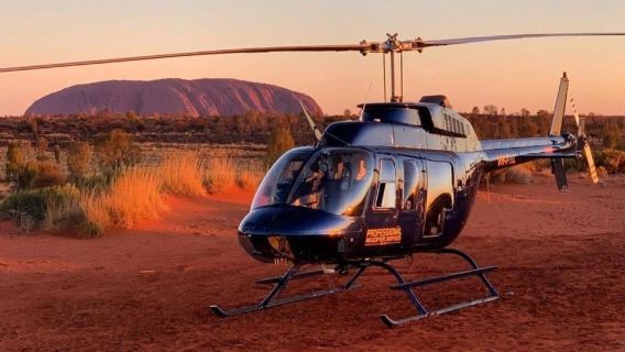 Tour in elicottero/aereo panoramico a Uluru nel Territorio del Nord, Australia [Opzioni per l'alba/tramonto + Parco Nazionale di Uluru-Kata Tjuta opzionale + Trasferimento dall'hotel incluso]