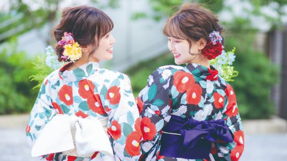 Yukata-Verleih in Kanazawa | VASARA, bekannte japanische Kimono-Kette, Kenrokuen Filiale