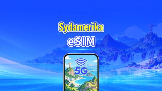 Sydamerika eSIM | 4G/5G | Højhastighedsdata | Daglig pakke/datapakke | 24 timer | 1-30 dage | QR-kode