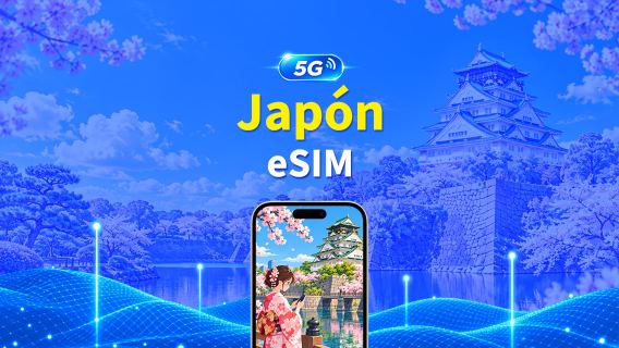 Japón 5G eSIM | 3 redes incluidas | Paquete diario/datos totales | Facturación cada 24 horas | 1–30 días | QR Code