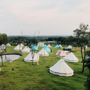 合肥煥野輕奢露營·過夜露營【蒙古包帳篷/下午茶/草坪活動/晚餐/K歌等可選】