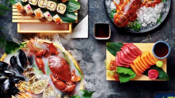 Дубай: ужин «шведский стол» в ресторане Gastronomy отеля Royal Atlantis / Royal Atlantis Gastronomy Dinner Buffet