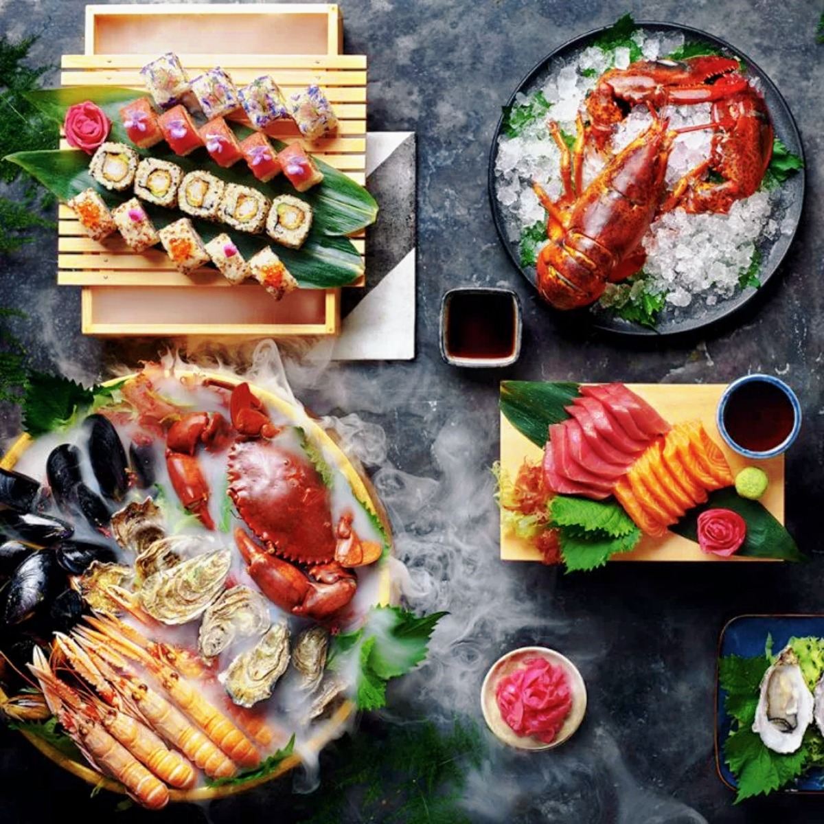 Dubai: Cena a buffet al Royal Atlantis Gastronomy