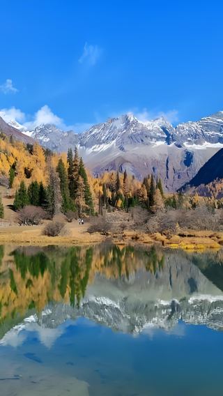 Chengdu Mount Siguniang Shuangqiao Valley Maobiliang Viewing Platform One-Day Tour with Stunning Snow Mountain and Lake Scenery