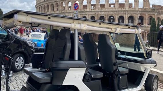 Recorrido en coche de golf por Roma