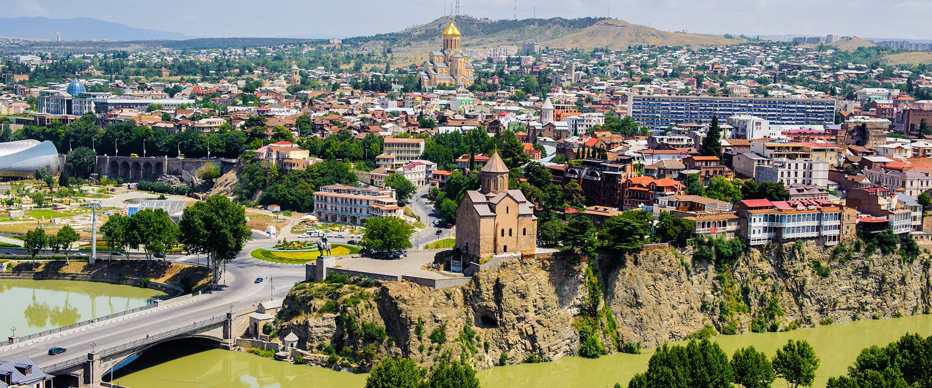 Georgia: Tbilisi Old Town + Holy Trinity Cathedral + Jvari Monastery