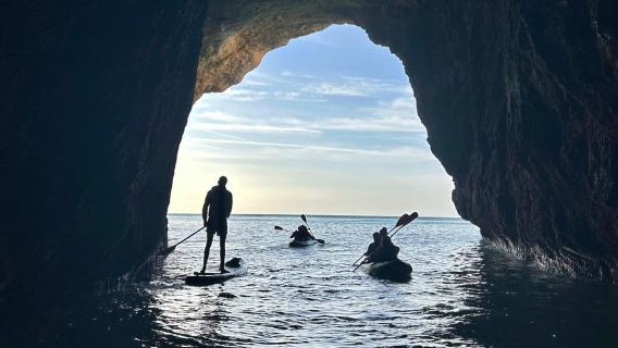 Da Faro: kayak nella grotta di Benagil, Algar Seco e Carvoeiro