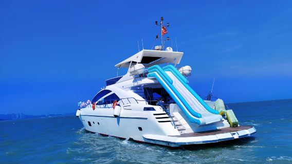 【廣東珠海遊艇】90呎大遊艇 海釣+觀光 觀港珠澳大橋 澳門三橋 愜意海景 可訂製遊艇