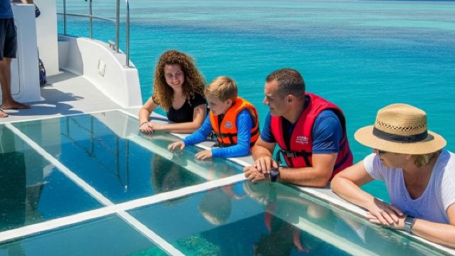 From Miami: Key West Glass Bottom Boat Tour