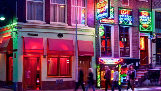 Rijksmuseum + Red Light District Amsterdam Centrum + Venus Temple Sex Museum + Homomonument