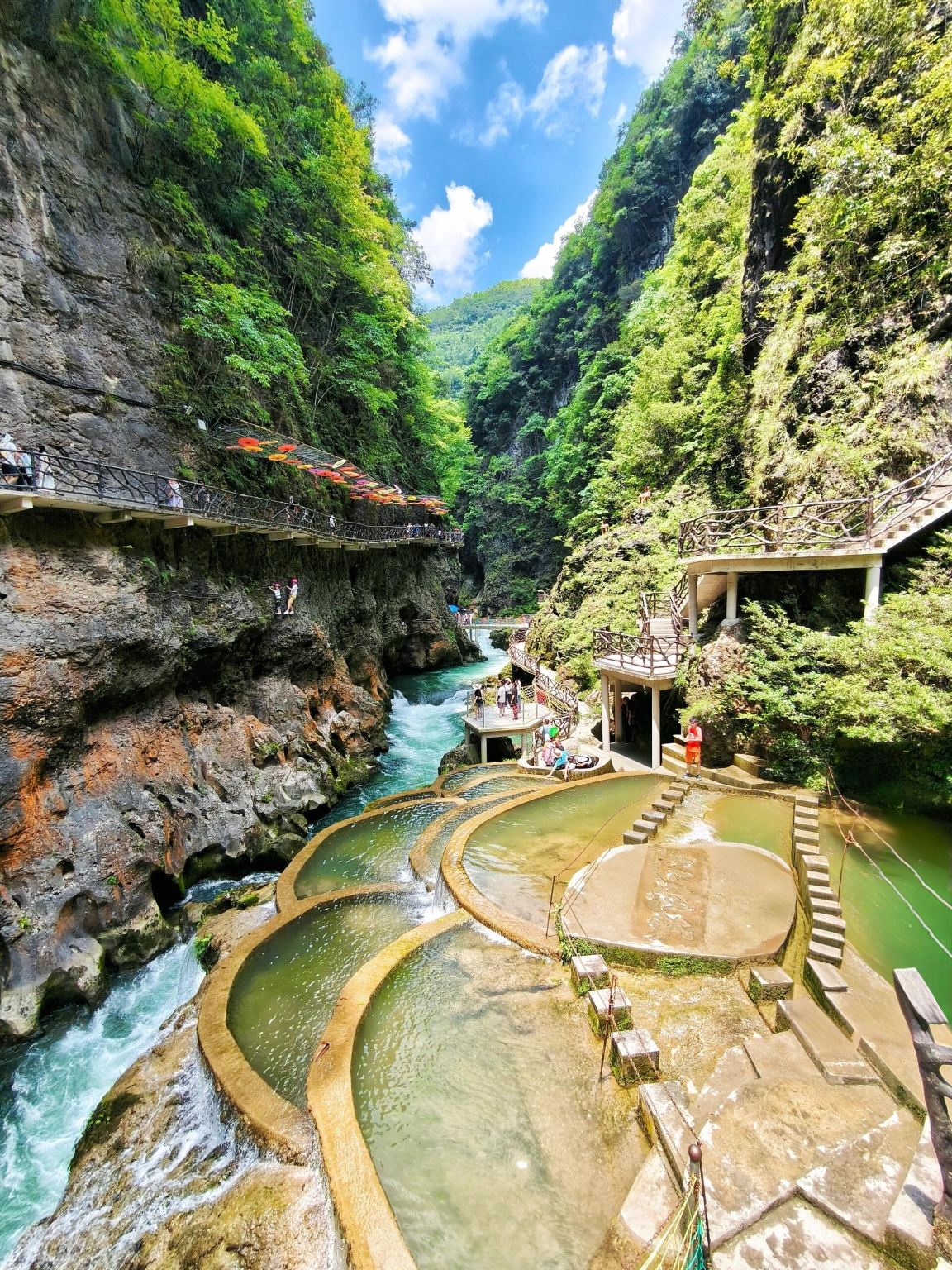 Lawatan sehari ke Bandar Lama Tongren, Ngarai Tongren, Zhongnanmen dan Kuil Dongshan dengan perkhidmatan dwibahasa Inggeris-Cina