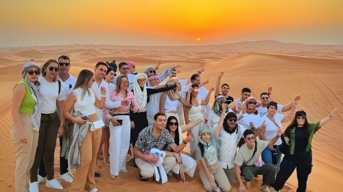 Abu Dhabi: Desert Safari with Central/ Home & Hotel Pickup, Dinner, Live Shows and Sand Boarding 4