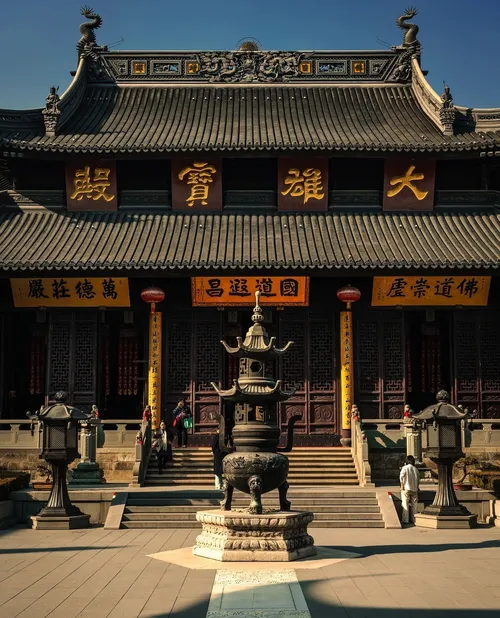 上海 玉仏禅寺 日帰りツアー（写経体験・精進麺・アートスポット訪問