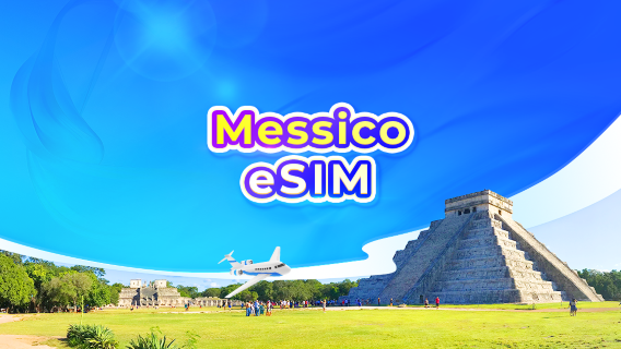 Messico 5G eSIM | Pacchetti giornalieri/Pacchtti a dati totali | Validità a 24 ore | 1-30 giorni | Codice QR