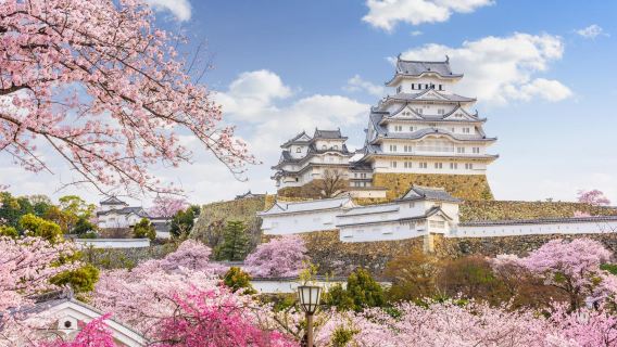 Bertolak dari Osaka | Lawatan sehari Istana Lama Himeji - Taman Kokoen, Jalan Otemae Himeji, dll. (Tidak termasuk tiket masuk)