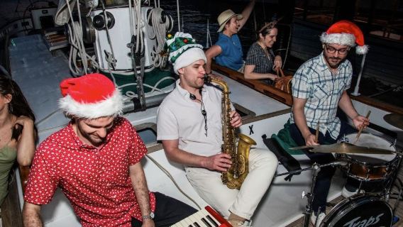 Cocoa and Carols: Live Christmas Music Cruise aboard Schooner America 2.0