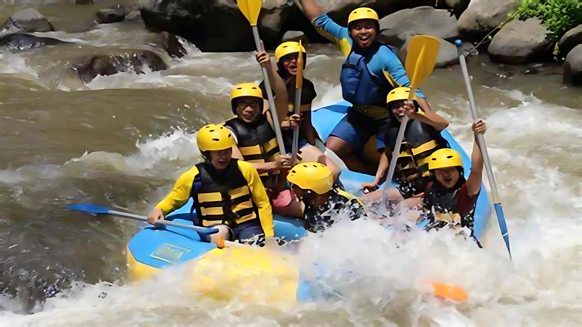 BALI AYUNG river and TELAGA WAJA Rafting Adventure