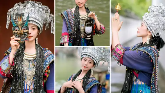 上海朱家角漢服拍攝體驗(漢服租賃+可選攝影師外景跟拍體驗+服裝精美多樣+優質服務+高品質服裝)