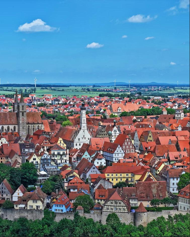 慕尼黑羅騰堡老城一日穿越：步進童話老城+工匠之家手作+市政廳