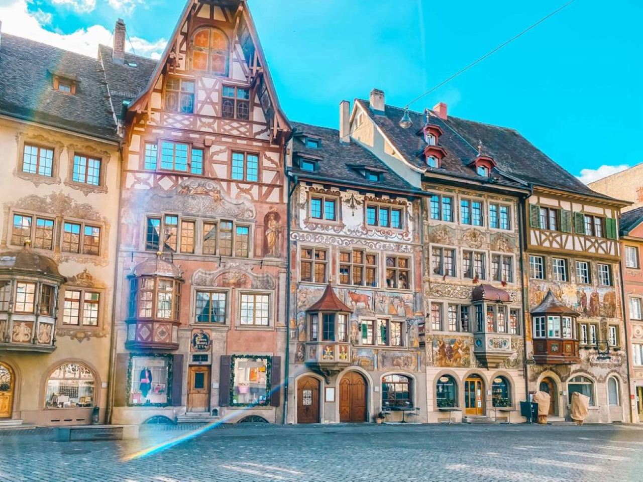 스위스 라인 폭포 + 호반 슈타인암라인 마을 반나절 투어 [취리히 왕복]