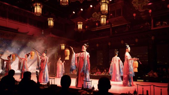 四川・宜賓:二十四宴|一宴で二十四節気を知り、一席で三千年に酔う【歌舞鑑賞+宮廷料理】、没入型宮廷宴を体験C