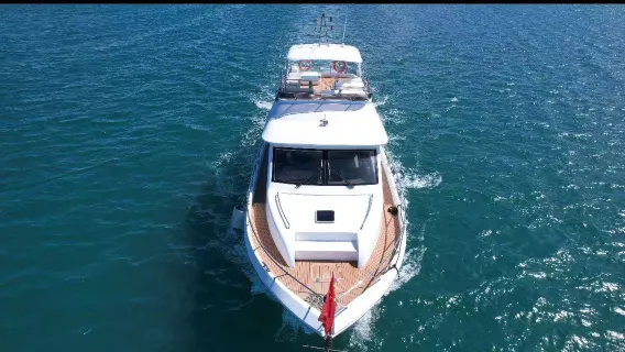 Luxury yacht sailing