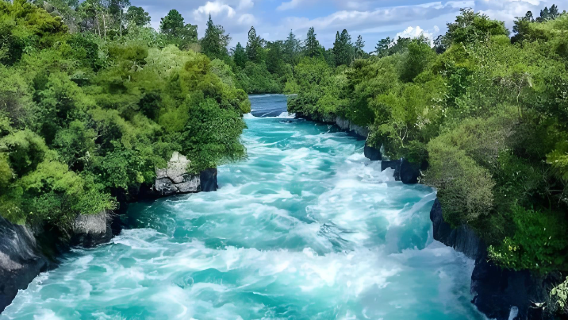 紐西蘭奧克蘭來回 藍泉+胡卡瀑布+陶波湖一日遊