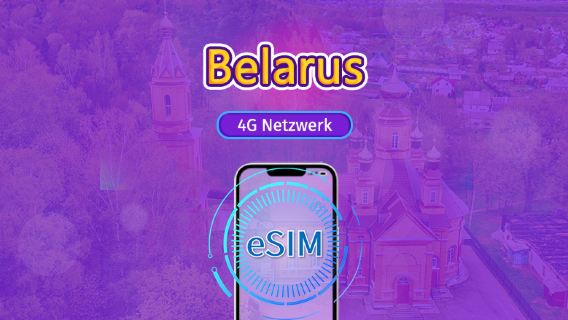 Weißrussland| 5G/4G eSIM | Gesamtpaket | 24-Stunden Abrechnung | 7–30 Tage | QR-Code