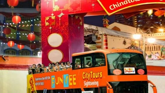 FunVee Singapour : Visite nocturne illuminée de Chinatown