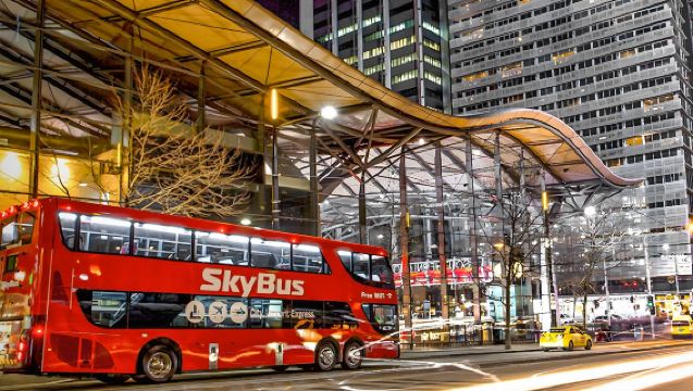 SkyBus Expresslinie Ticket für den Flughafen Melbourne Tullamarine in Australien