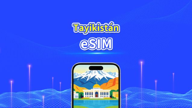 eSIM Tayikistán | 4G | Paquete de Datos Diario/Total | 1–30 días | Facturación 24 Horas | Código QR