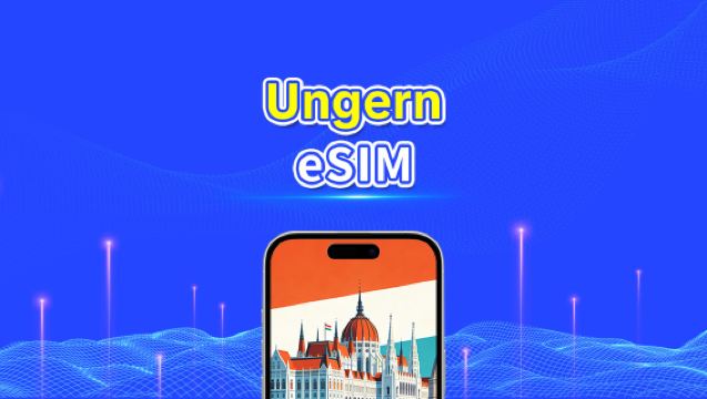 Ungern eSIM | Höghastighetsdata | 5G/4G | Dagspaket/Datapaket | 24 timmar | 1-30 dagar | QR-kod