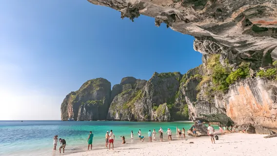 Average tour price for Maya Bay from Phuket around 2650 THB Average tour price for Maya Bay from Phuket around 2650 THB