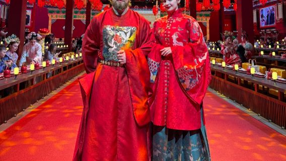 Pesta Makanan Diraja China di Yuxiandu - Jamuan Diraja China + Persembahan Hiburan Makanan Besar-besaran - Pilihan Kostum dan Solekan Hanfu